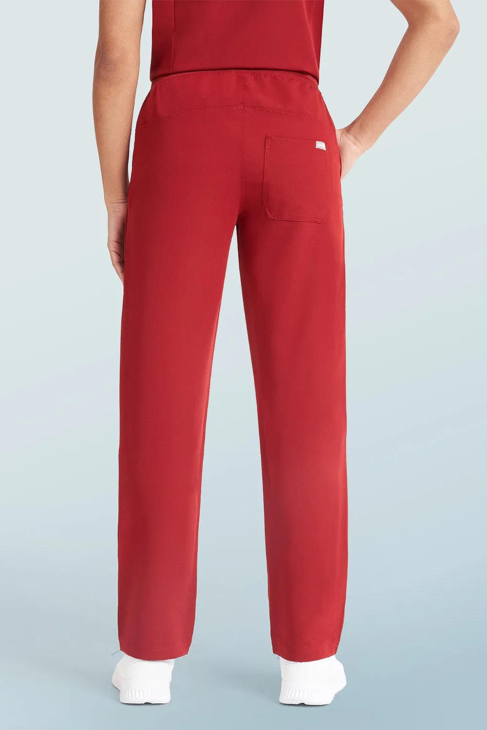 Arlo Scrub Trousers Burgundy