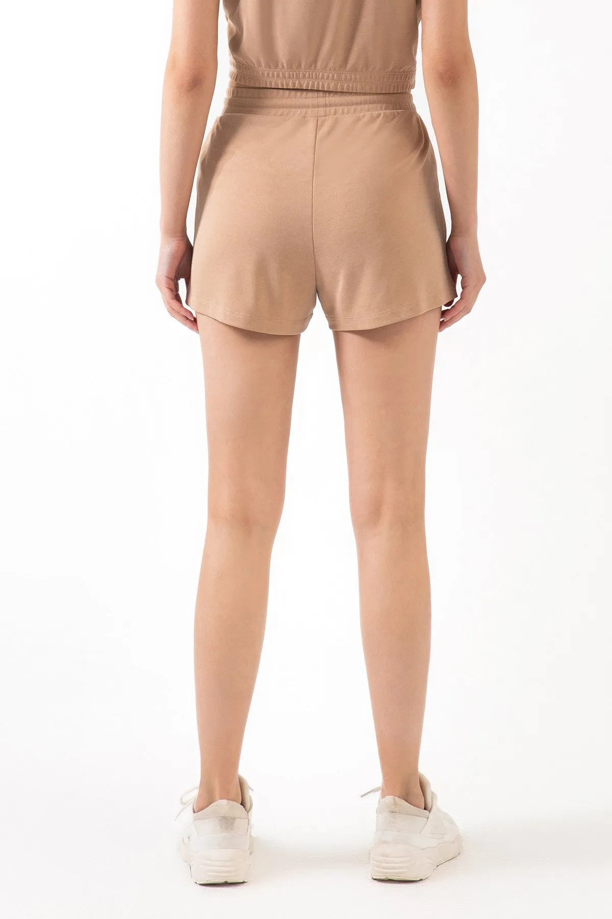 Athleisure Shorts with Drawstring