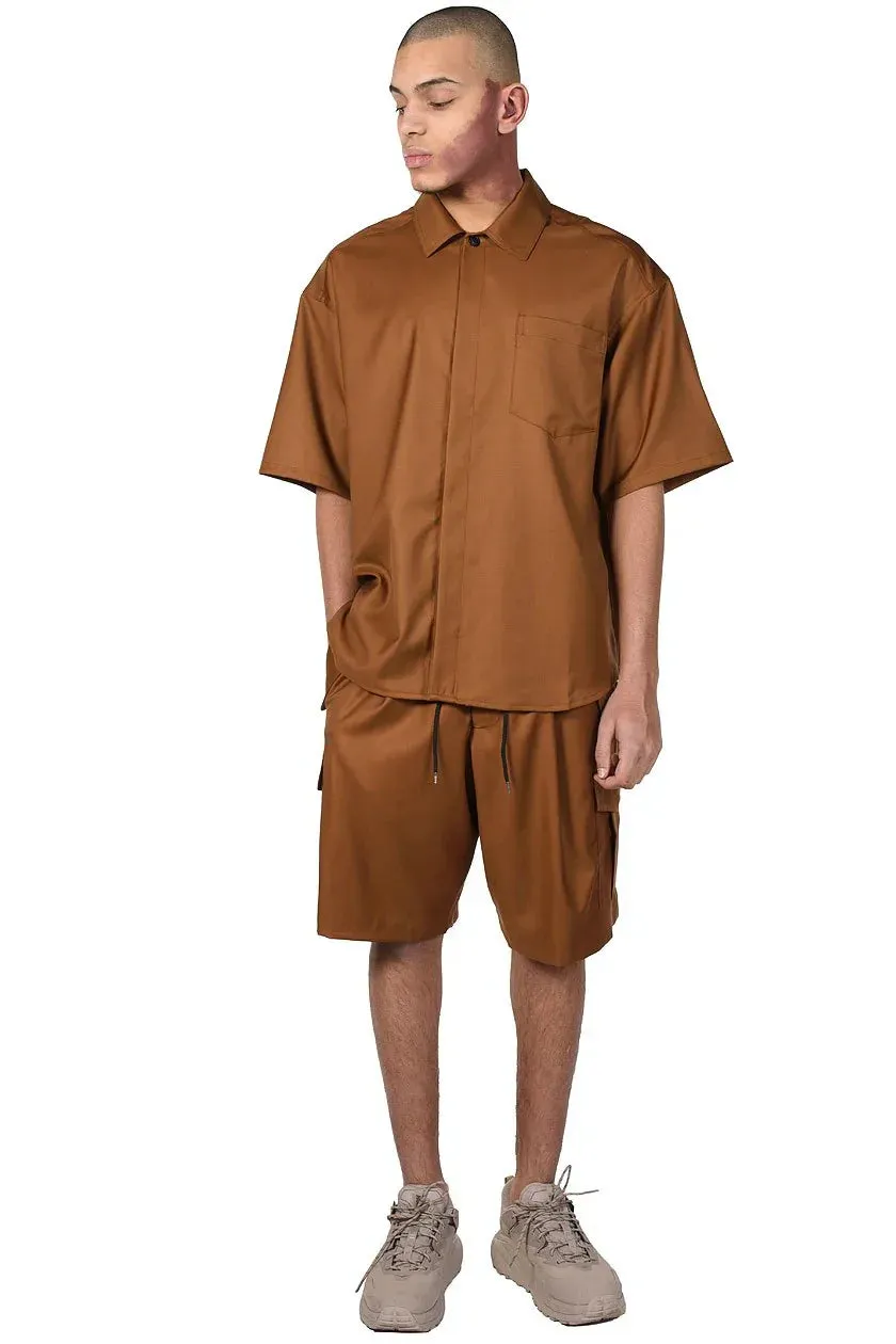 Brown Tobacco Cargo Short