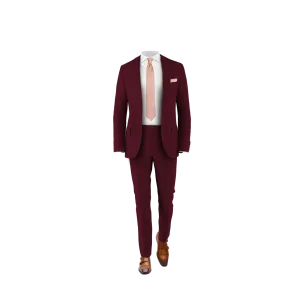 Burgundy Suit Pants