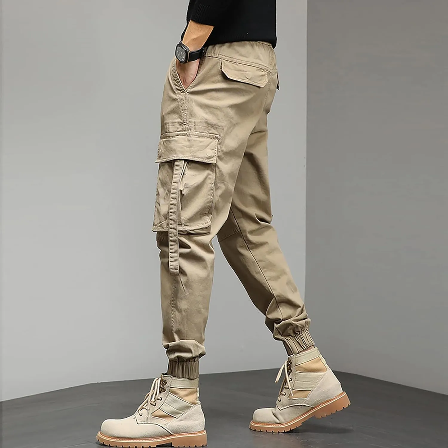 Cargo Pants for Men Big and Tall, Jeans Pants Tooling Camouflage Pants Men's Lightweight Relaxed Fit Cargo Pant Mens