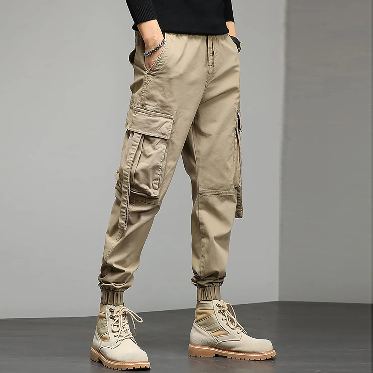Cargo Pants for Men Big and Tall, Jeans Pants Tooling Camouflage Pants Men's Lightweight Relaxed Fit Cargo Pant Mens