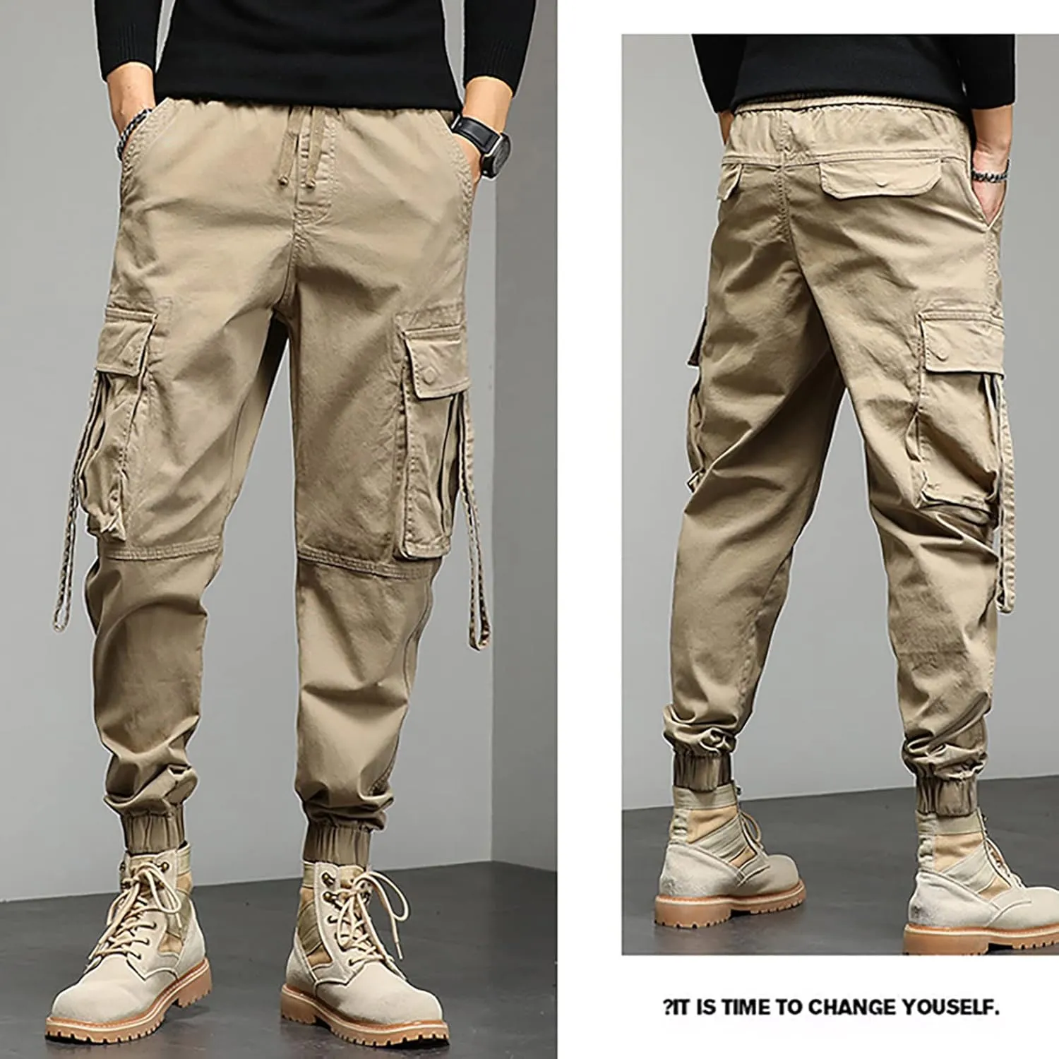 Cargo Pants for Men Big and Tall, Jeans Pants Tooling Camouflage Pants Men's Lightweight Relaxed Fit Cargo Pant Mens