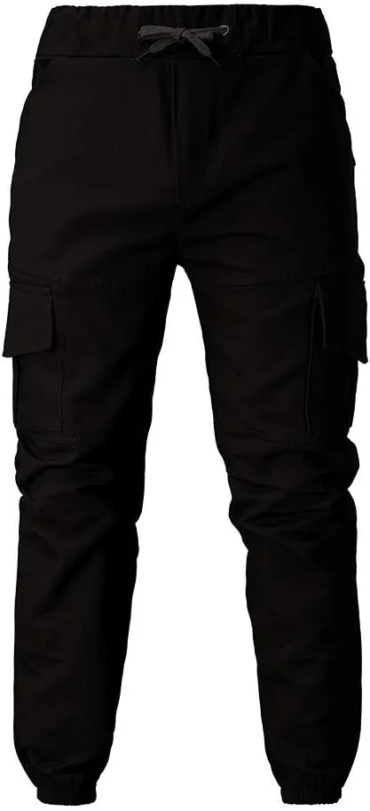 Cargo Pants for Men Big and Tall Straight Leg Trousers Lightweight Multi-Pocket Men's Casual Cargo Pants Hiking Pants