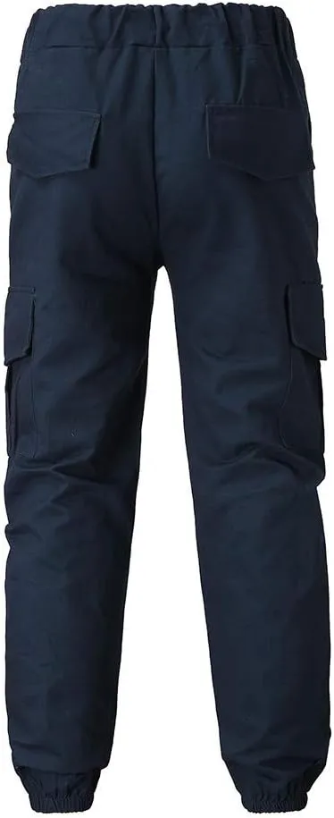 Cargo Pants for Men Big and Tall Straight Leg Trousers Lightweight Multi-Pocket Men's Casual Cargo Pants Hiking Pants