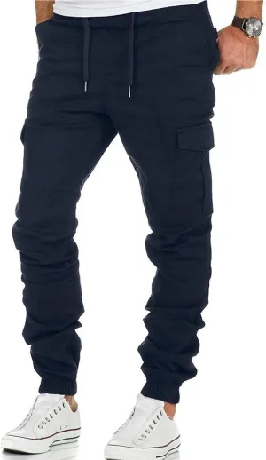 Cargo Pants for Men Big and Tall Straight Leg Trousers Lightweight Multi-Pocket Men's Casual Cargo Pants Hiking Pants