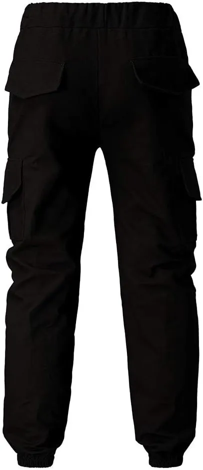 Cargo Pants for Men Big and Tall Straight Leg Trousers Lightweight Multi-Pocket Men's Casual Cargo Pants Hiking Pants