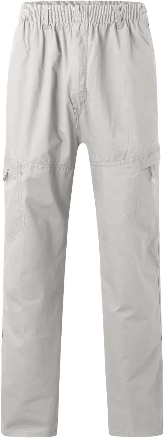 Cargo Pants for Men Big and Tall, Sweatpants Long Pants with Pockets Camping Pants Men Printed Overalls Casual Pocket