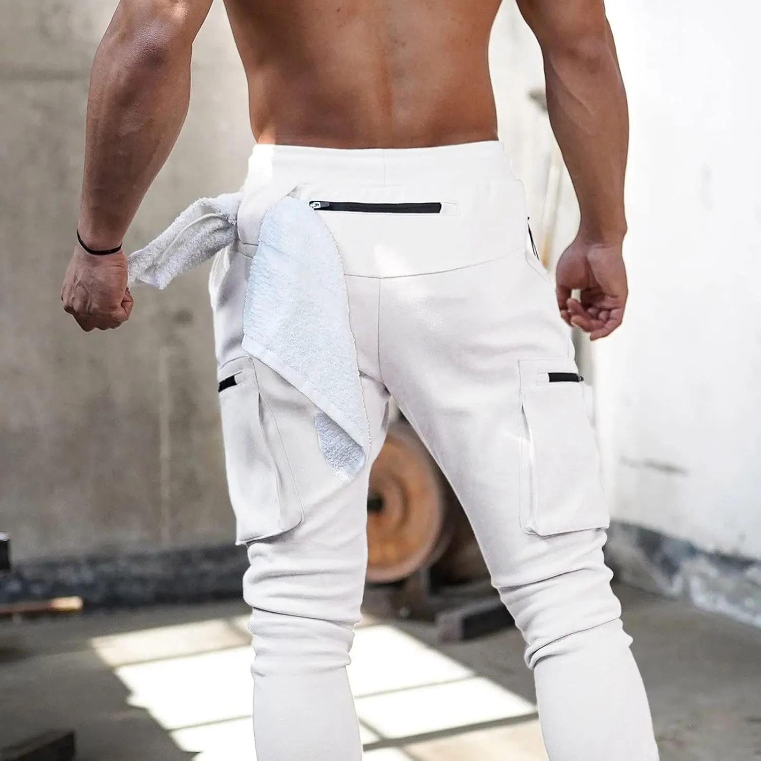 Cargo Pants for Men Work Hip Hop Pants Mens Cargo Pants Cotton Sweatpants Fashion Joggers Sports Long Pants Trousers