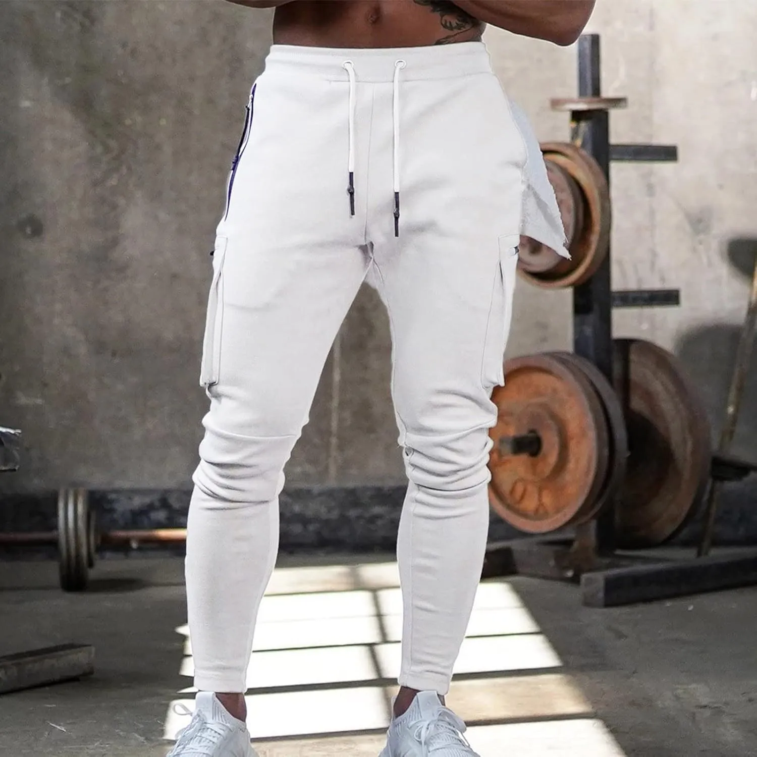 Cargo Pants for Men Work Hip Hop Pants Mens Cargo Pants Cotton Sweatpants Fashion Joggers Sports Long Pants Trousers