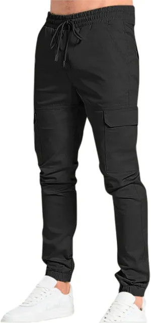 Cargo Sweatpants for Men Big and Tall Men's Sports Casual Jogging Trousers Lightweight Hiking Work Pants Outdoor Pant