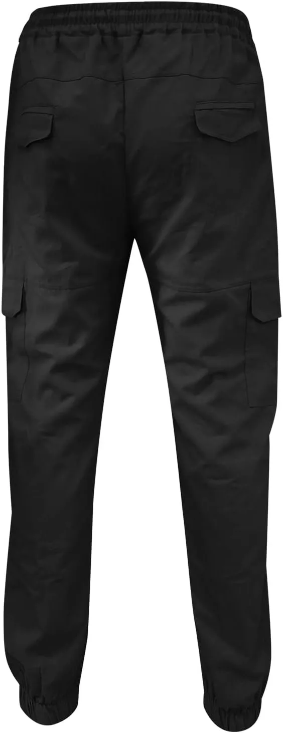 Cargo Sweatpants for Men Big and Tall Men's Sports Casual Jogging Trousers Lightweight Hiking Work Pants Outdoor Pant
