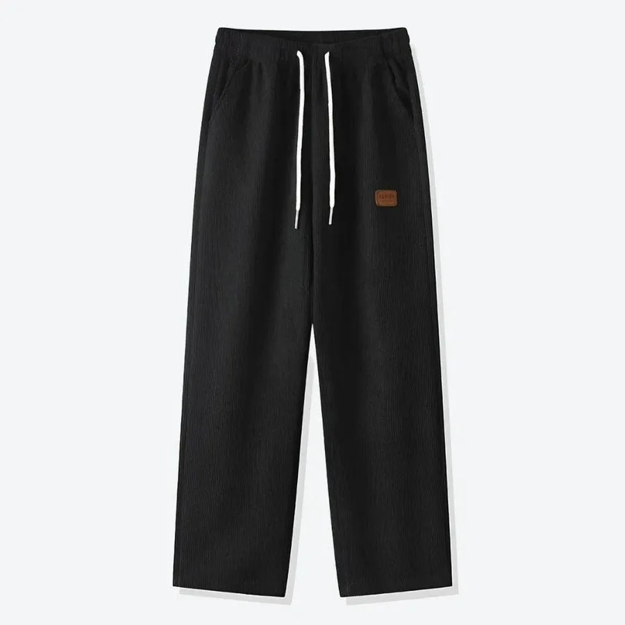 Comfortable Wide-Leg Drawstring Trousers