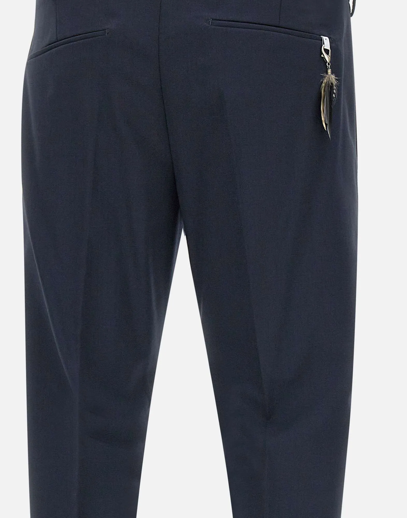 Dieci Men's Wool Trousers in Navy