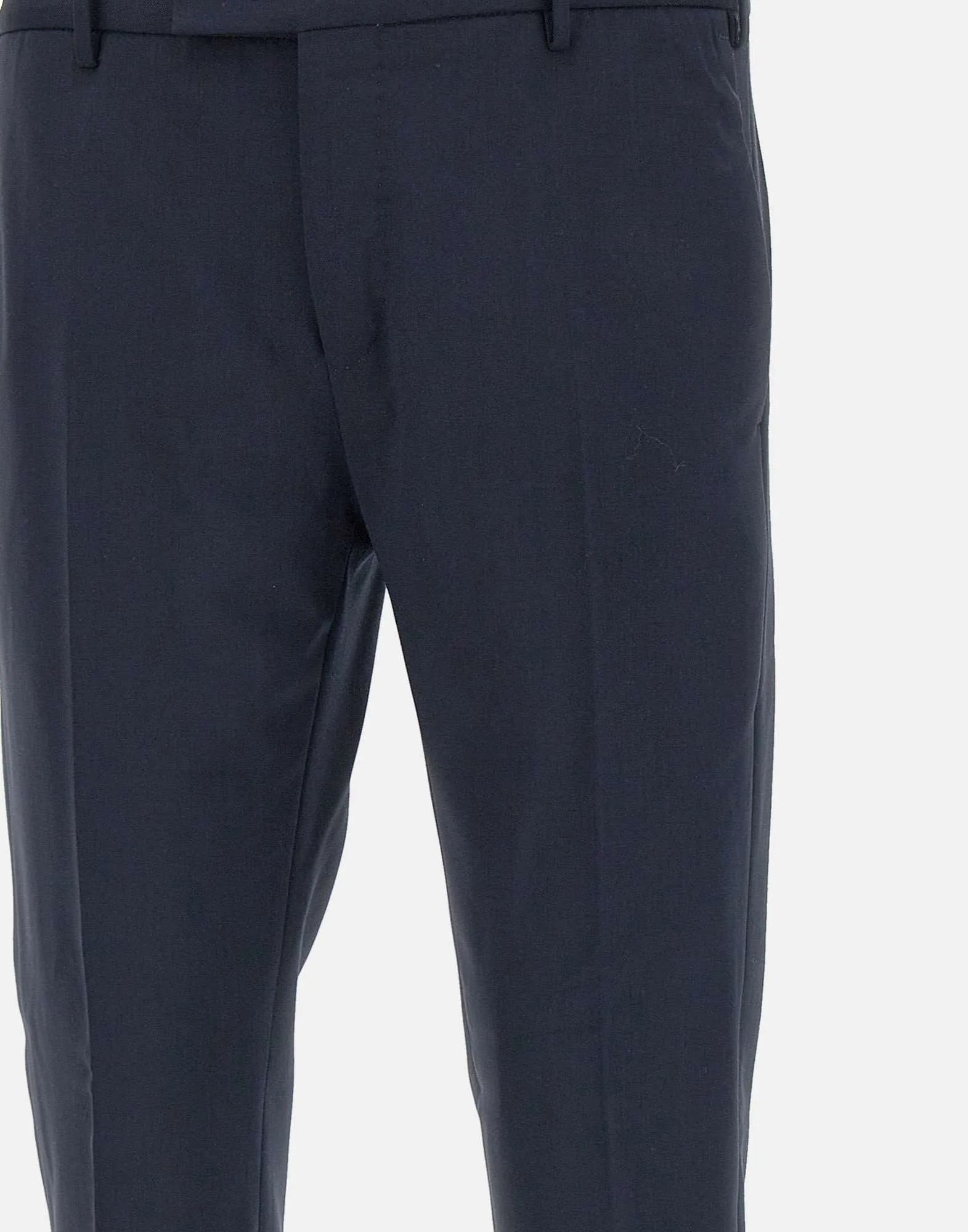 Dieci Men's Wool Trousers in Navy