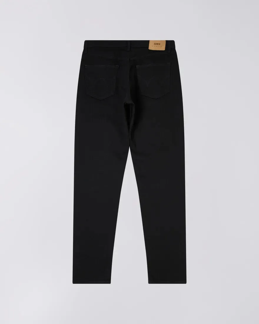 EDWIN - REGULAR TAPERED JEANS Black - rinsed