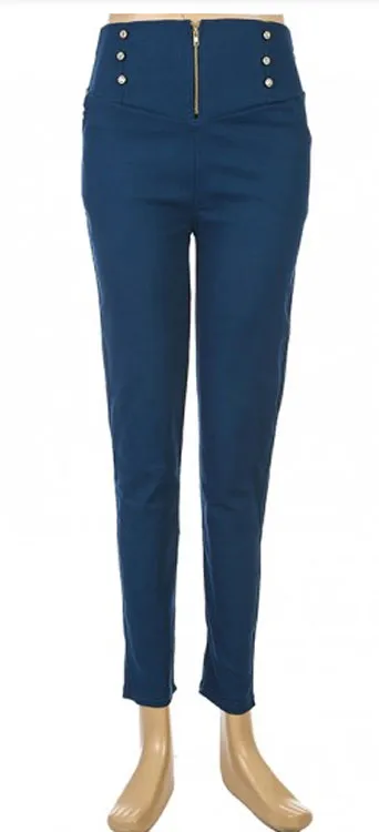 Military Style High Waist Pants 105