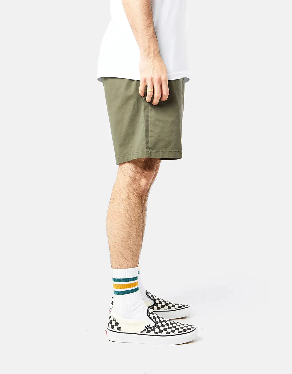 Range Relaxed Elastic Shorts - Grape Leaf