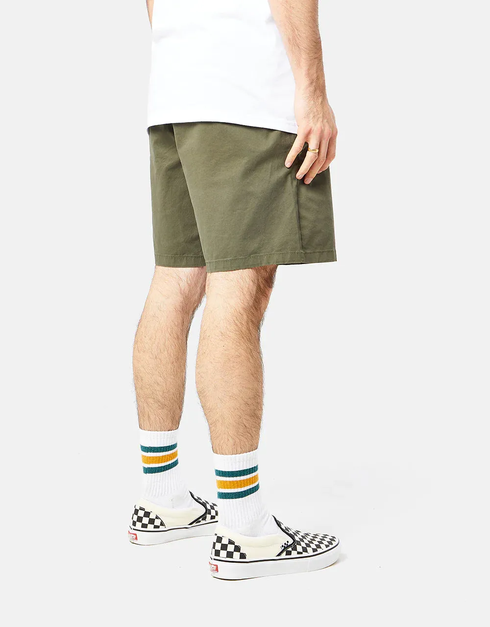 Range Relaxed Elastic Shorts - Grape Leaf