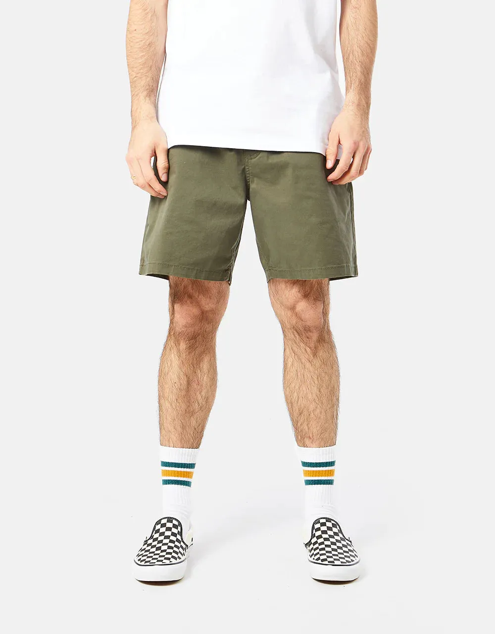 Range Relaxed Elastic Shorts - Grape Leaf