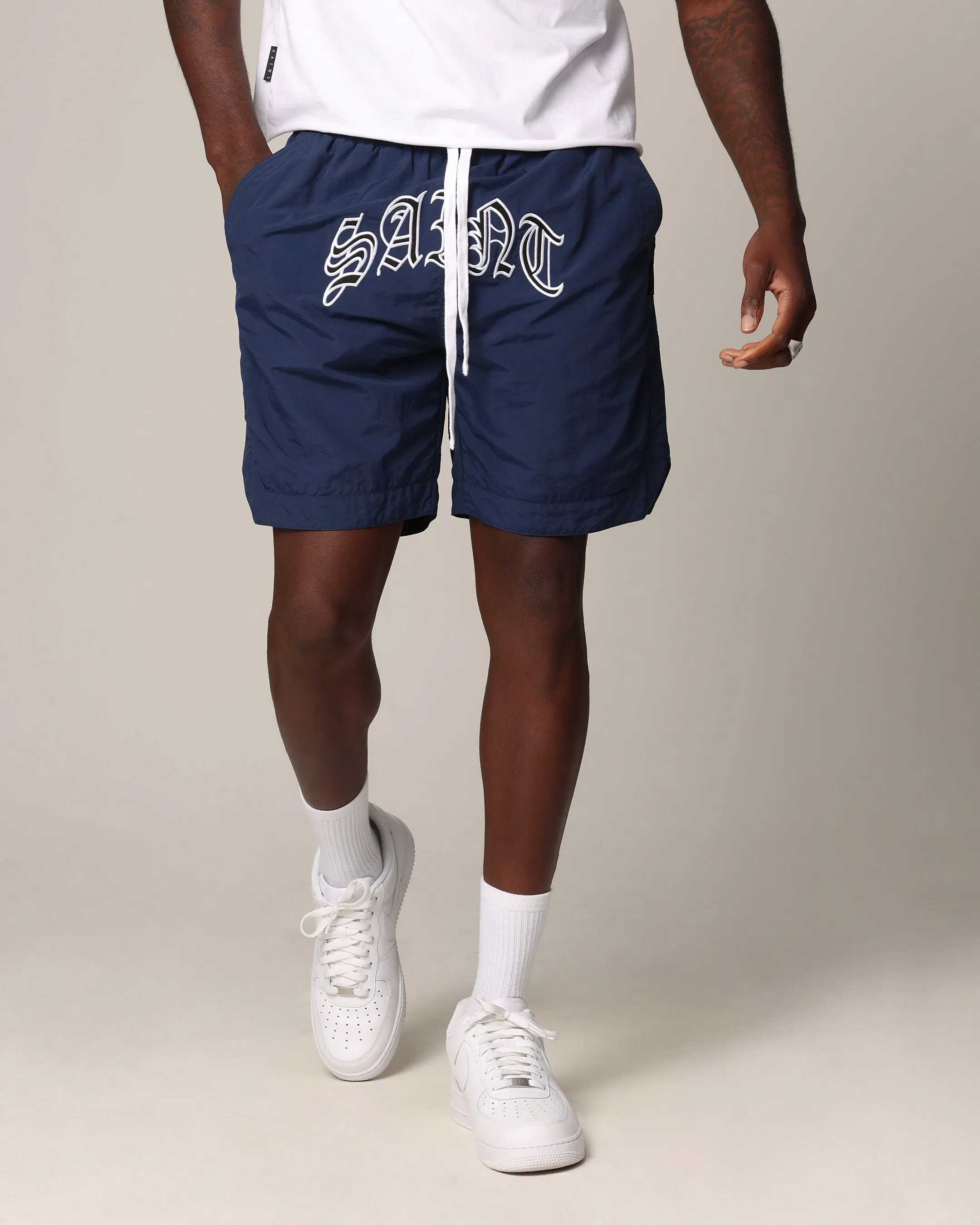 Saint Morta Lucius Shorts Petrol Blue