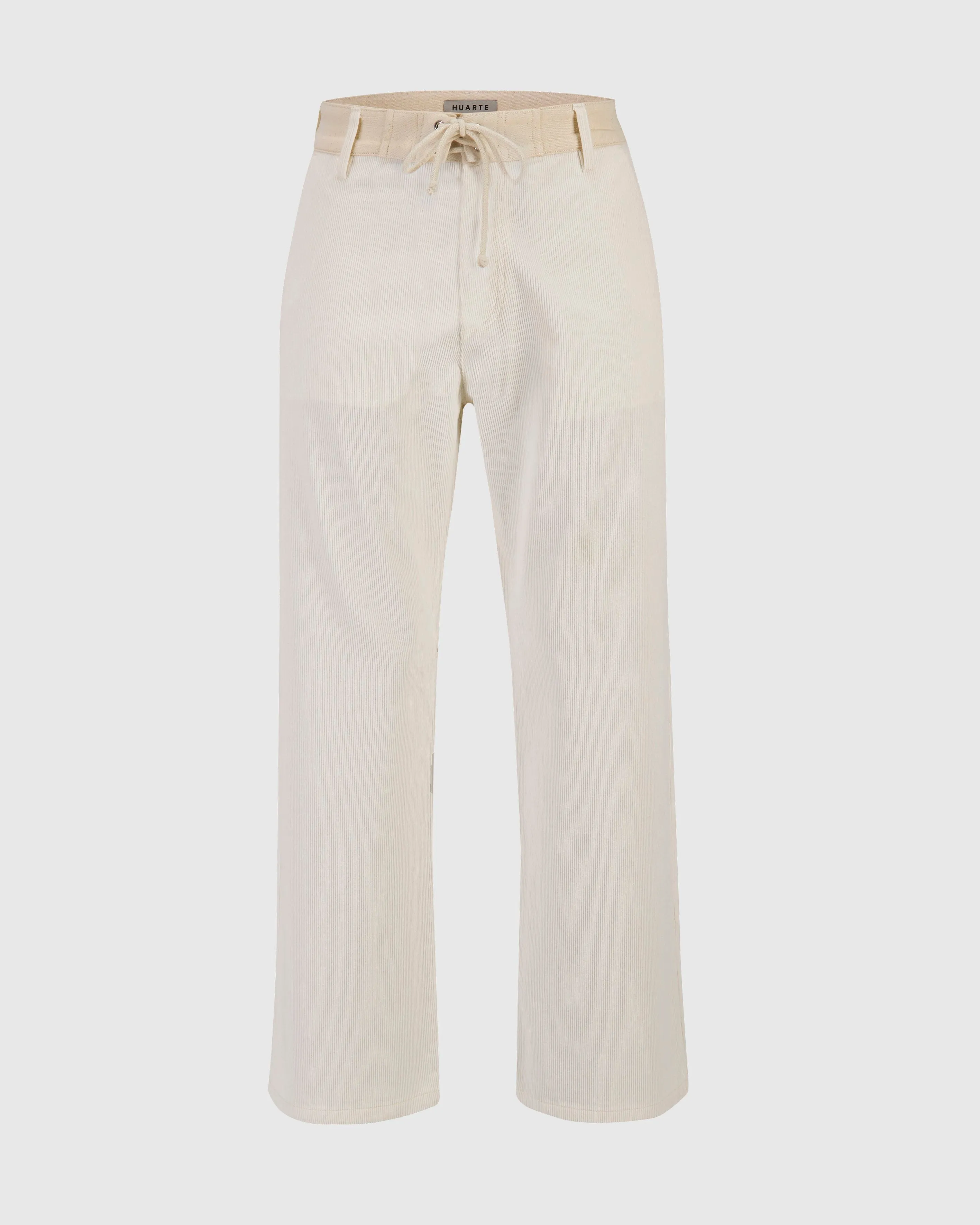 SELFOSS BOMBAZINE TROUSERS IN WHITE