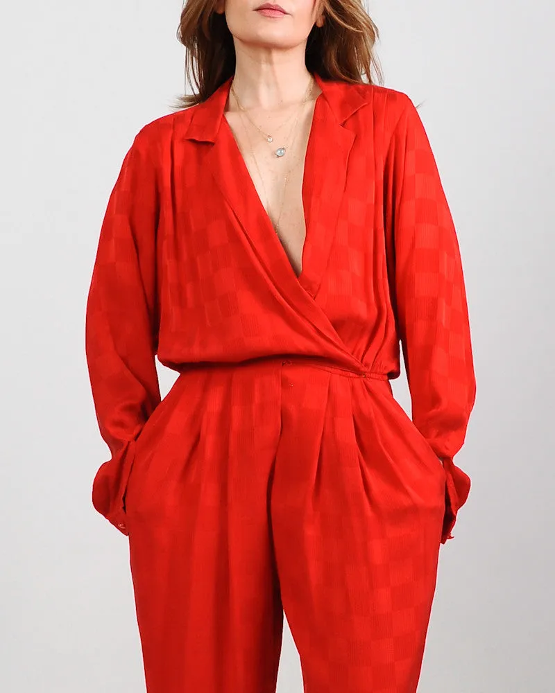 Silk Trouser Jumpsuit