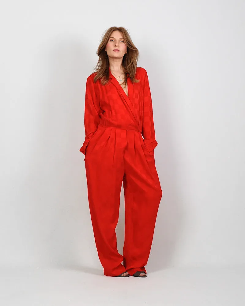 Silk Trouser Jumpsuit