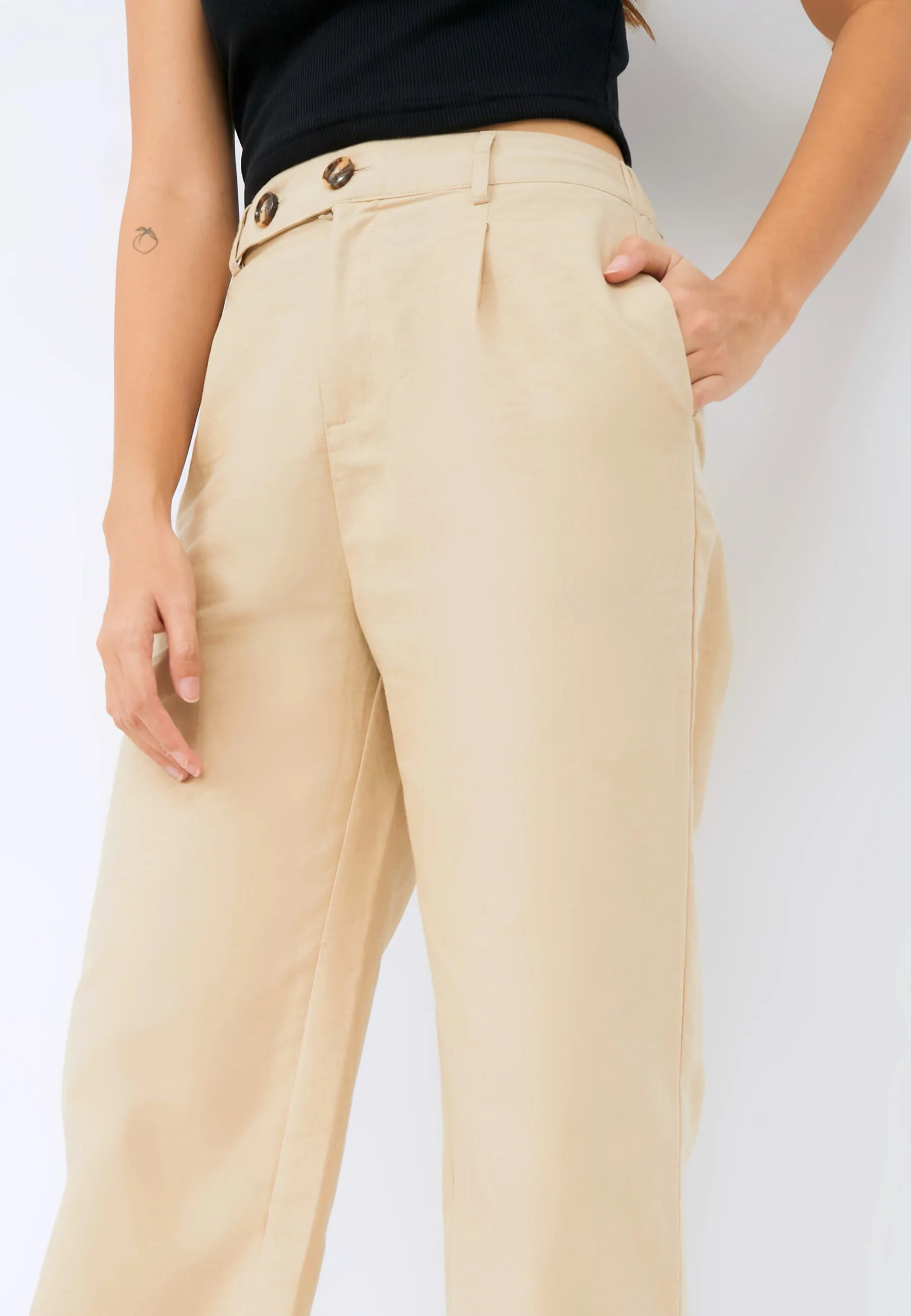 Straight Fit Trousers