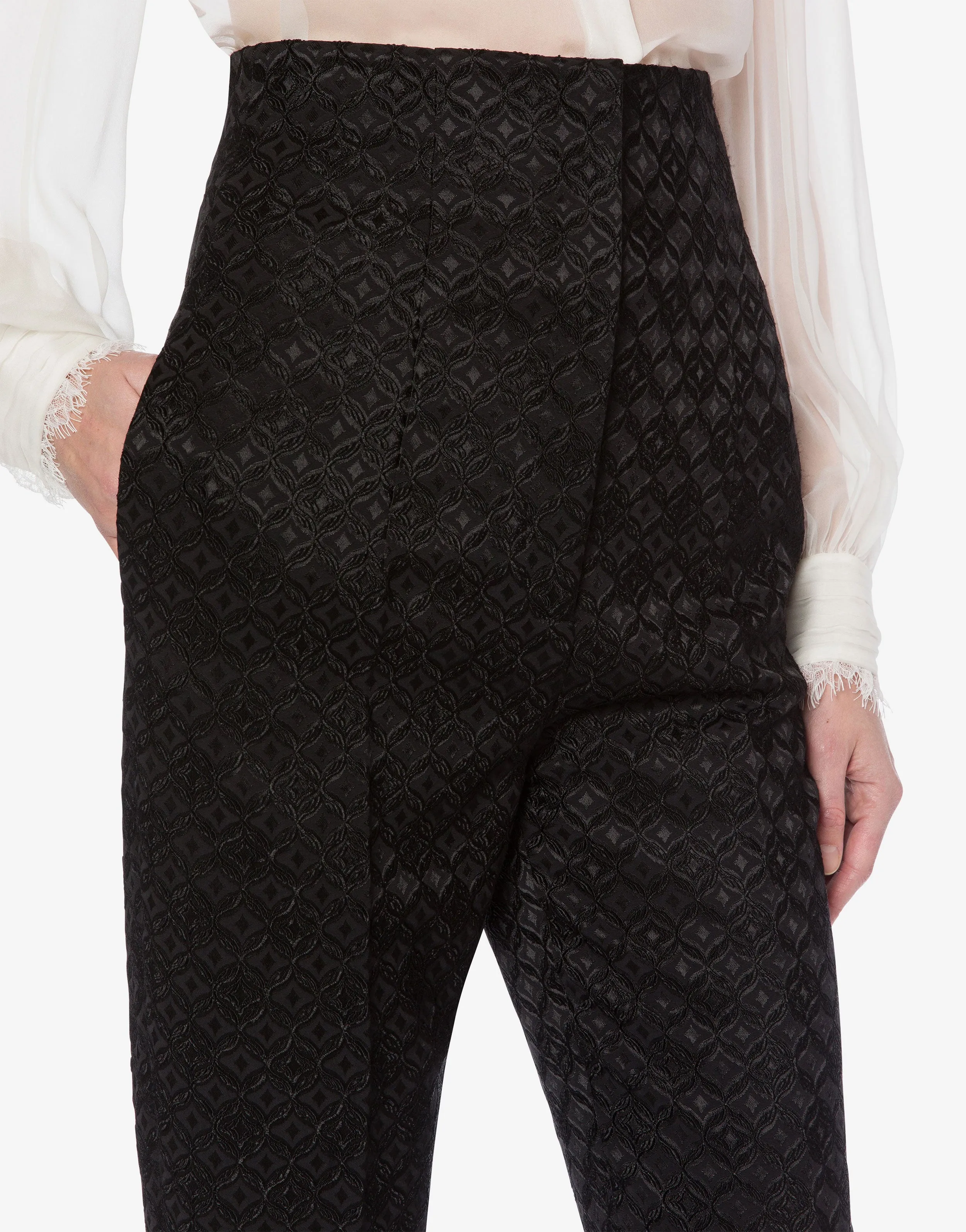 Stretch Damask Trousers
