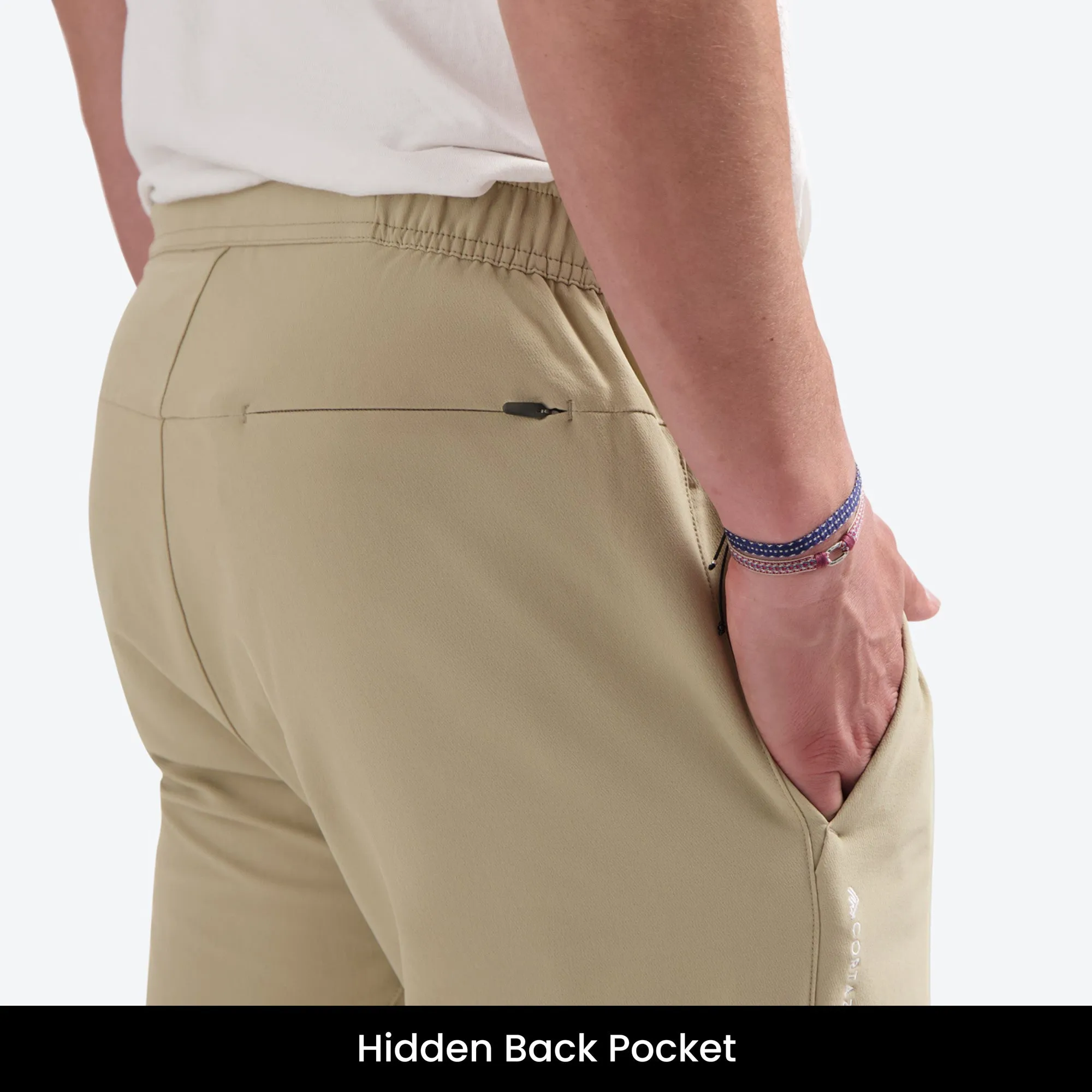 Stretch Pants Beige | Men