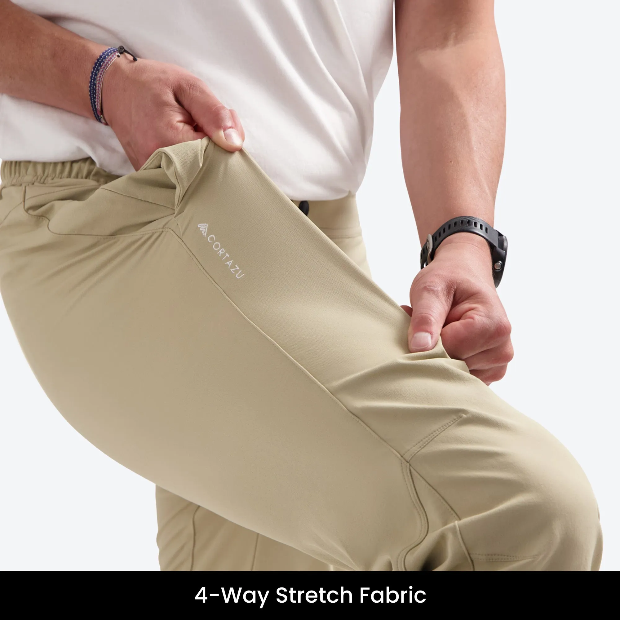Stretch Pants Beige | Men