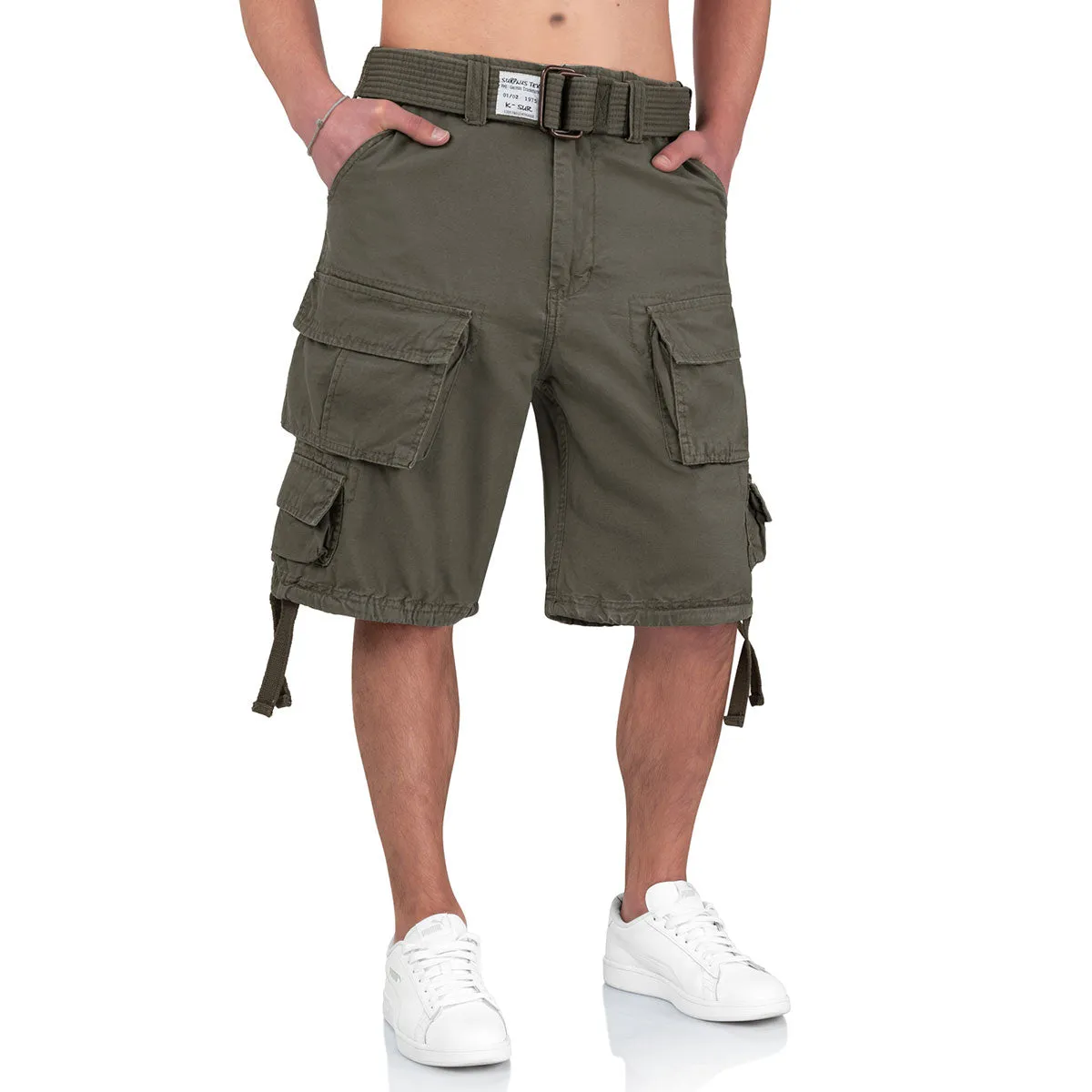 Surplus Division Shorts Olive Green