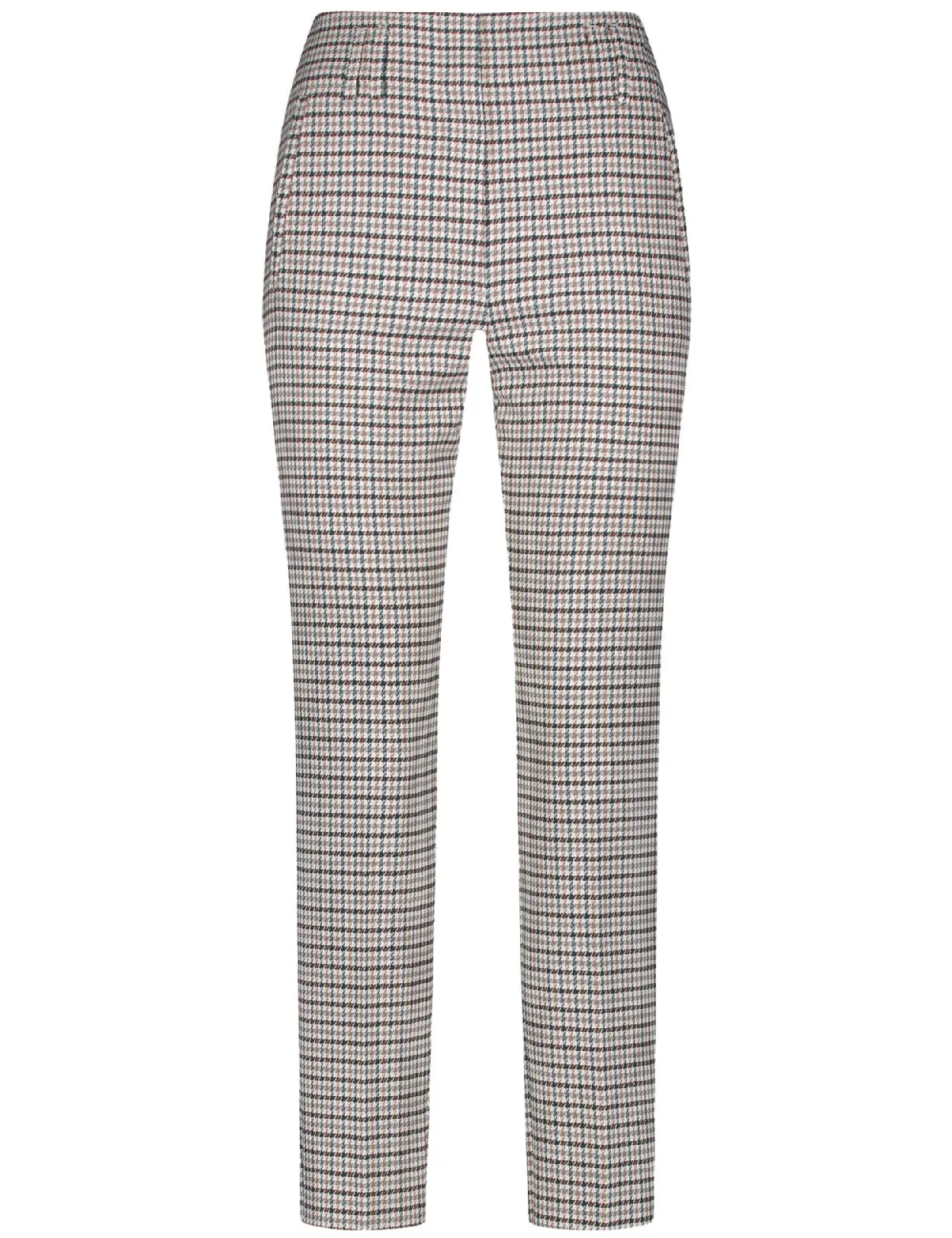 Trousers with a Check Pattern