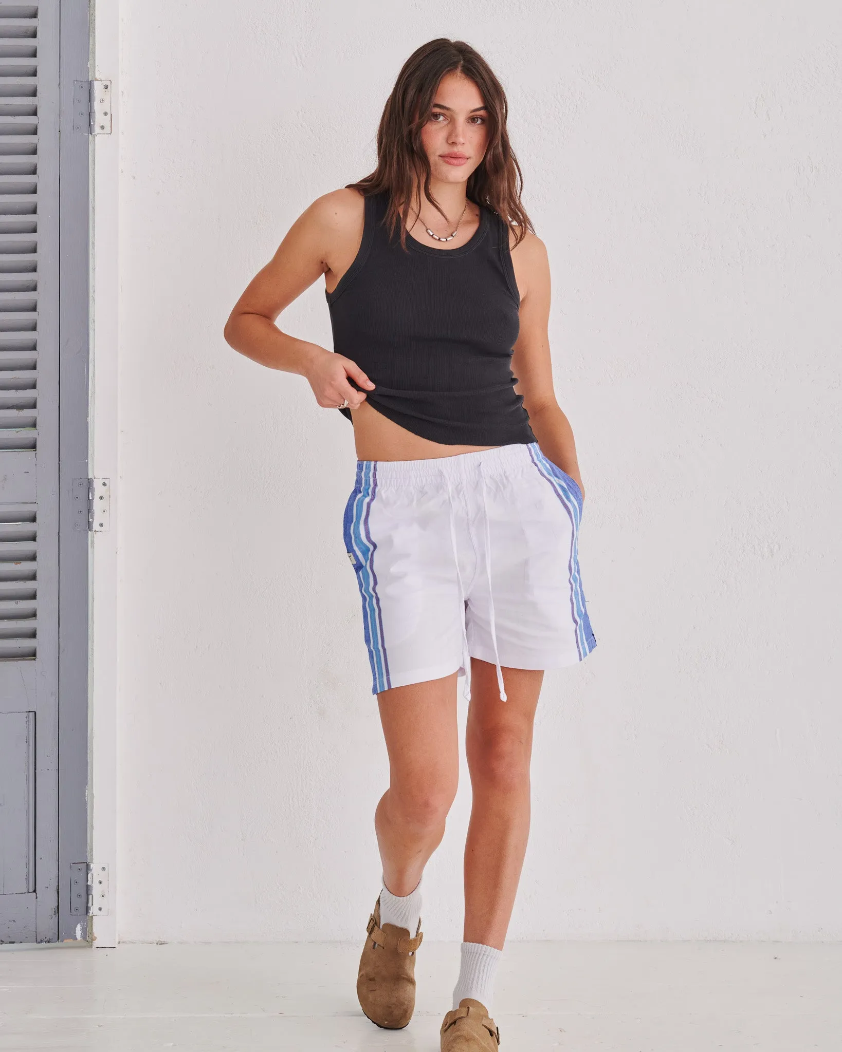White Classic Shorts