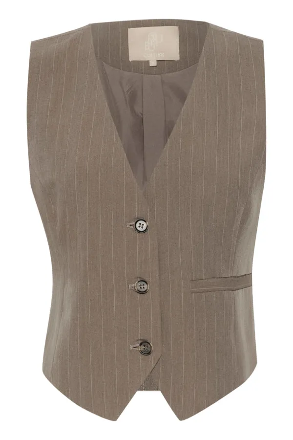 Wolf Pinstripe Waistcoat