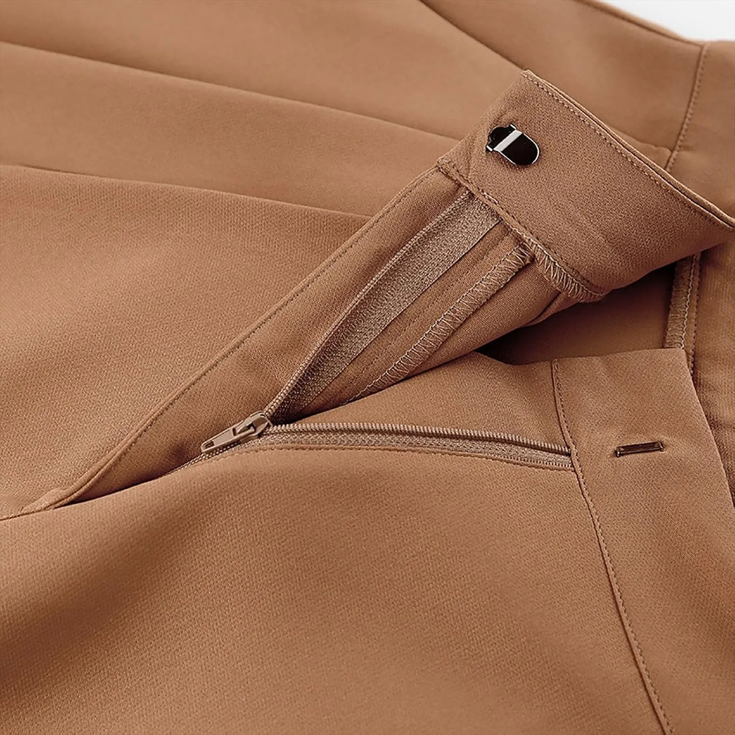 Women High Waist Casual Wide Leg Long Palazzo Pants Button Down Loose Business Work Office Trousers with Pockets