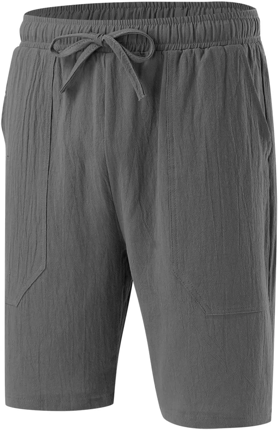 Womens 2024 Casual Shorts Drawstring Comfy Elastic Waist Shorts Quick Dry Athletic Summer Pull On Short Pants with Pockets