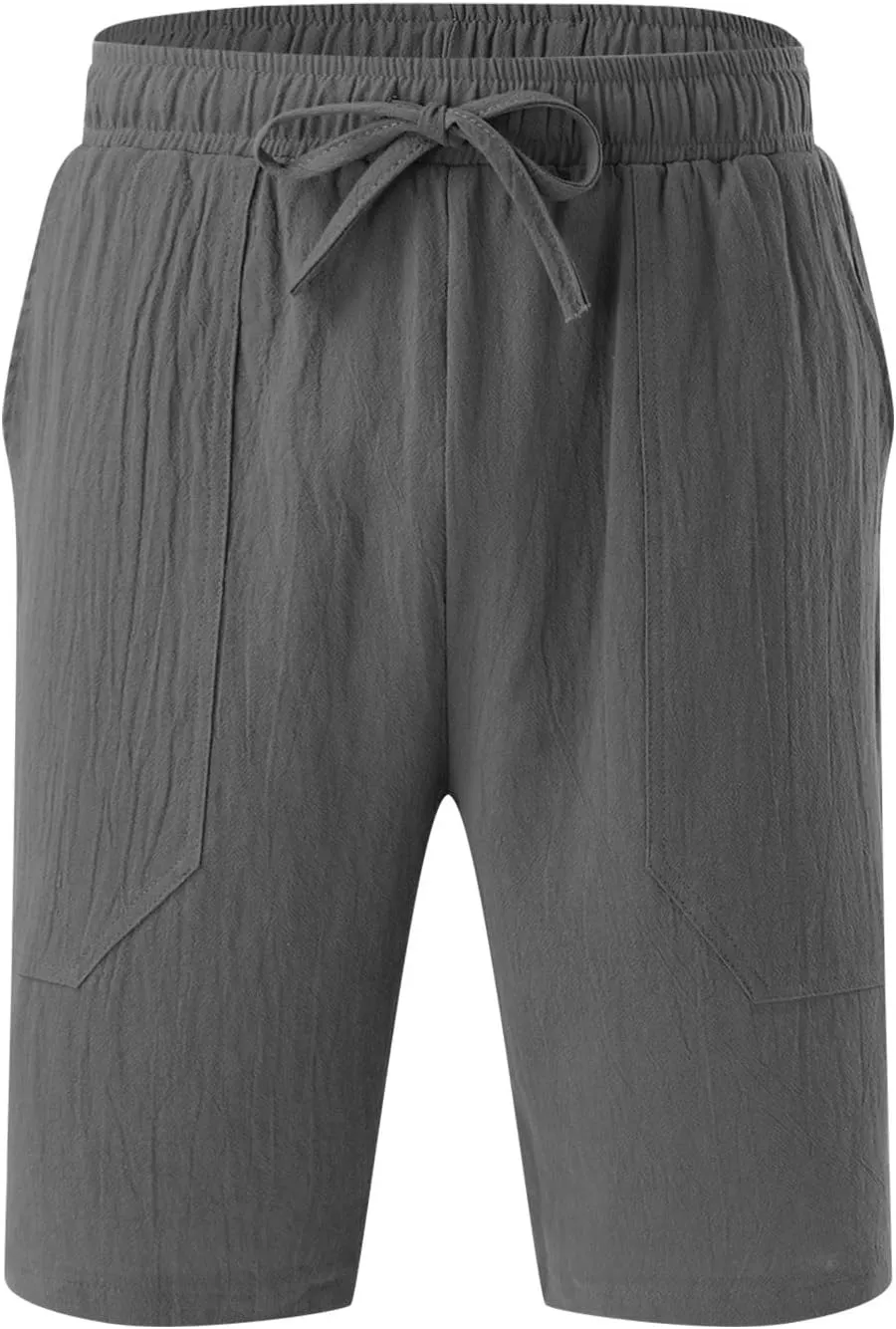 Womens 2024 Casual Shorts Drawstring Comfy Elastic Waist Shorts Quick Dry Athletic Summer Pull On Short Pants with Pockets